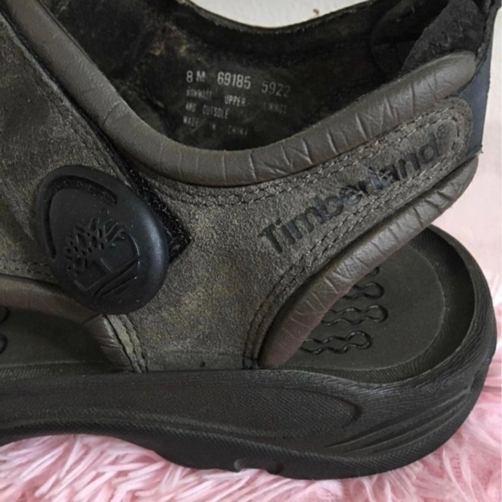 Timberland Gray Dual Straps Brake Support Flex Propel BSFP Sandals‎ #5822~Men 8 - Picture 5 of 8